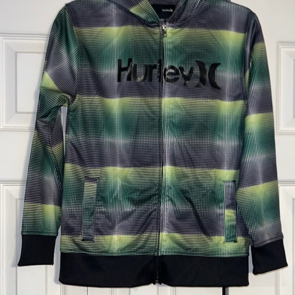 Hurley Boys Green, Gray, Black jacket